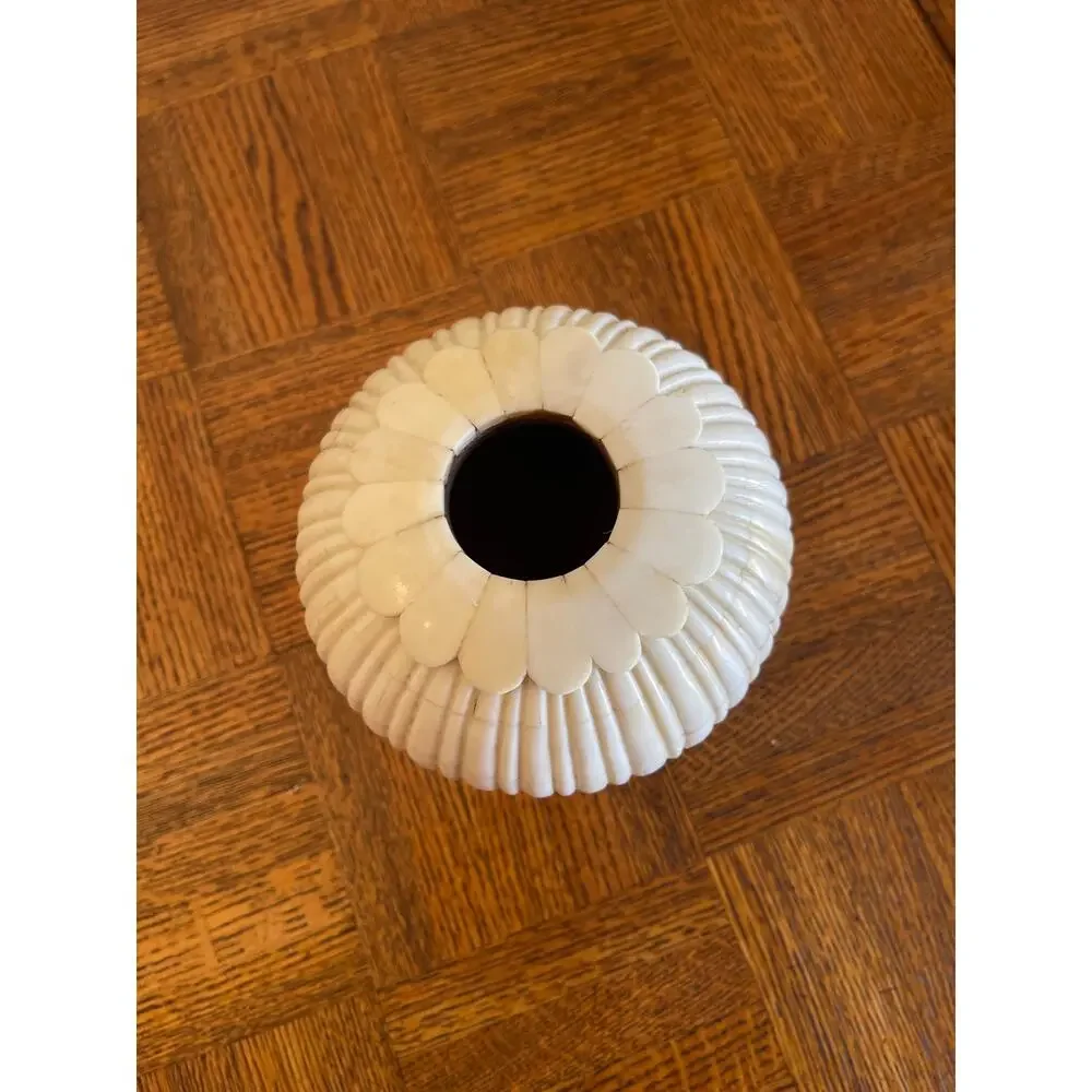 Vintage Carved Bone Vase 1960’s-1980’s era
